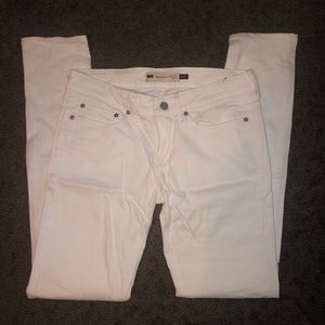 Women’s Levi White Jeans